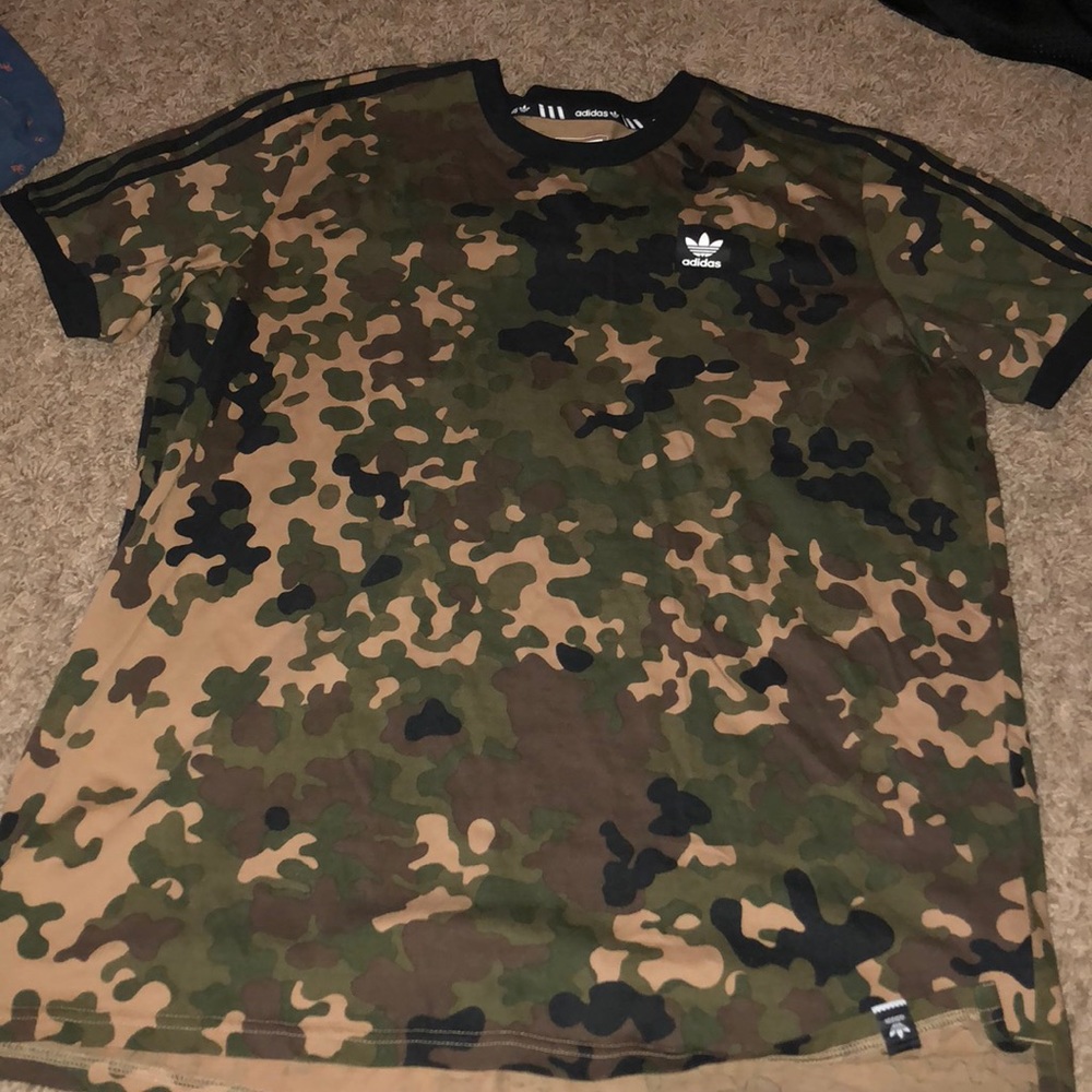 Adidas camo shirt!
